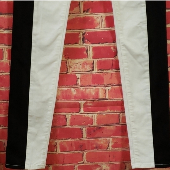 Rag & bone Mid-Rise Skinny Jeans in white with black tuxedo stripe Size 25 - Picture 10 of 14